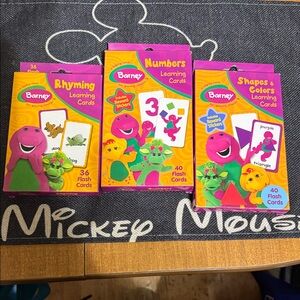 2005 Barney Flash Cards